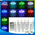 2015 Plastic LED Color Change Rod Candle Flicker White Plastic Christmas Gift Christmas Tree Decoration